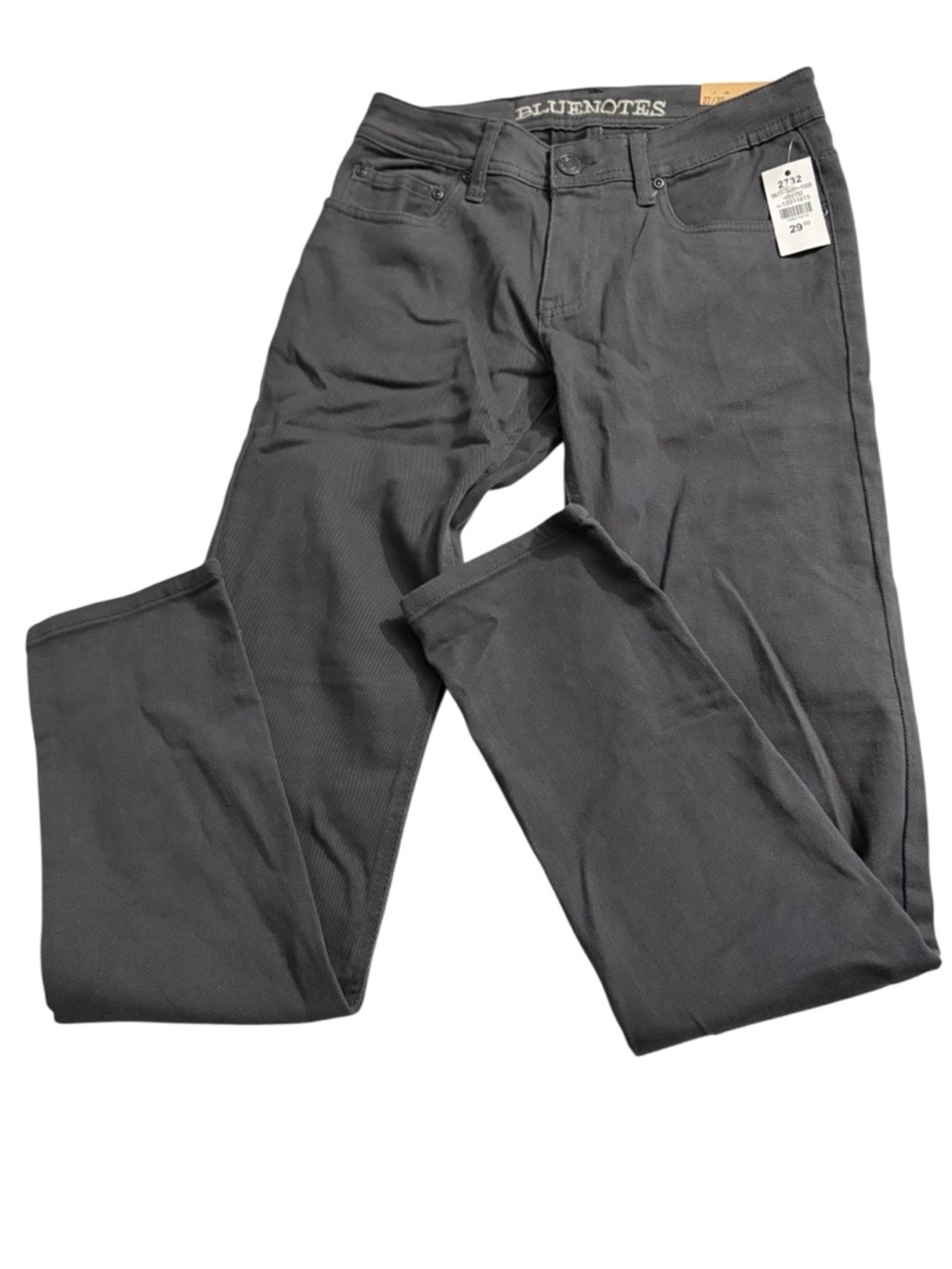 BlueNotes Slim Skinny Leg Jeans. Size 27/32. Grey